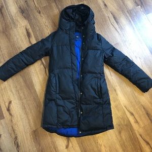 Black Long Puffy Coat